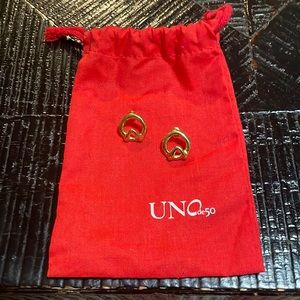 Uno de 50 Game of 3 (gold) earrings